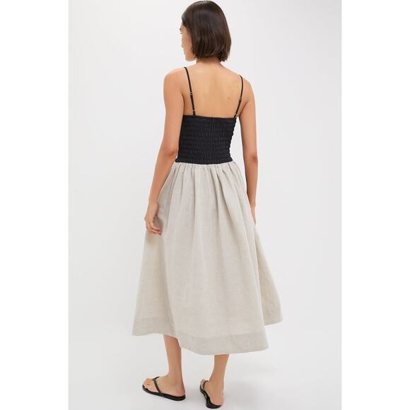 CIAO LUCIA Oatmeal Mael Dress NWT L Retail $365 Tuckernuck - Picture 2 of 7